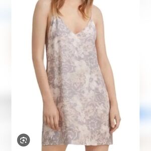 Aritzia Wilfred 100% Silk Slip Dress - Cream In Medium